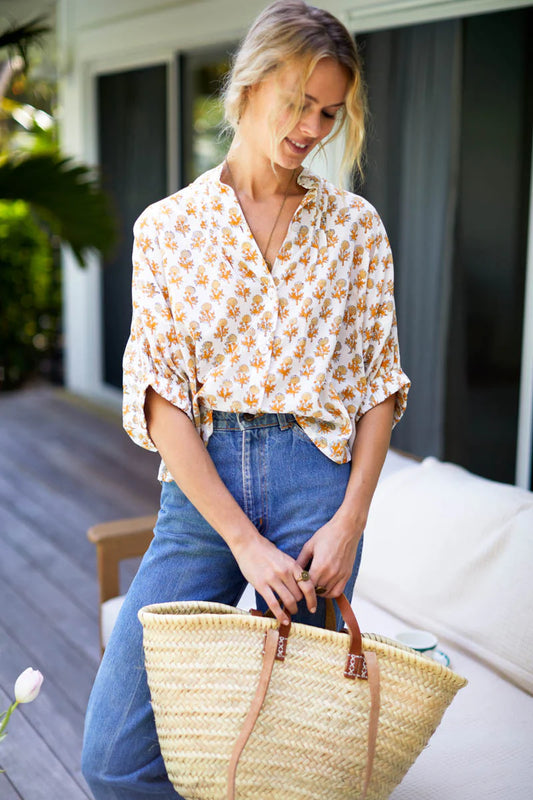 Mandarin Collar Top