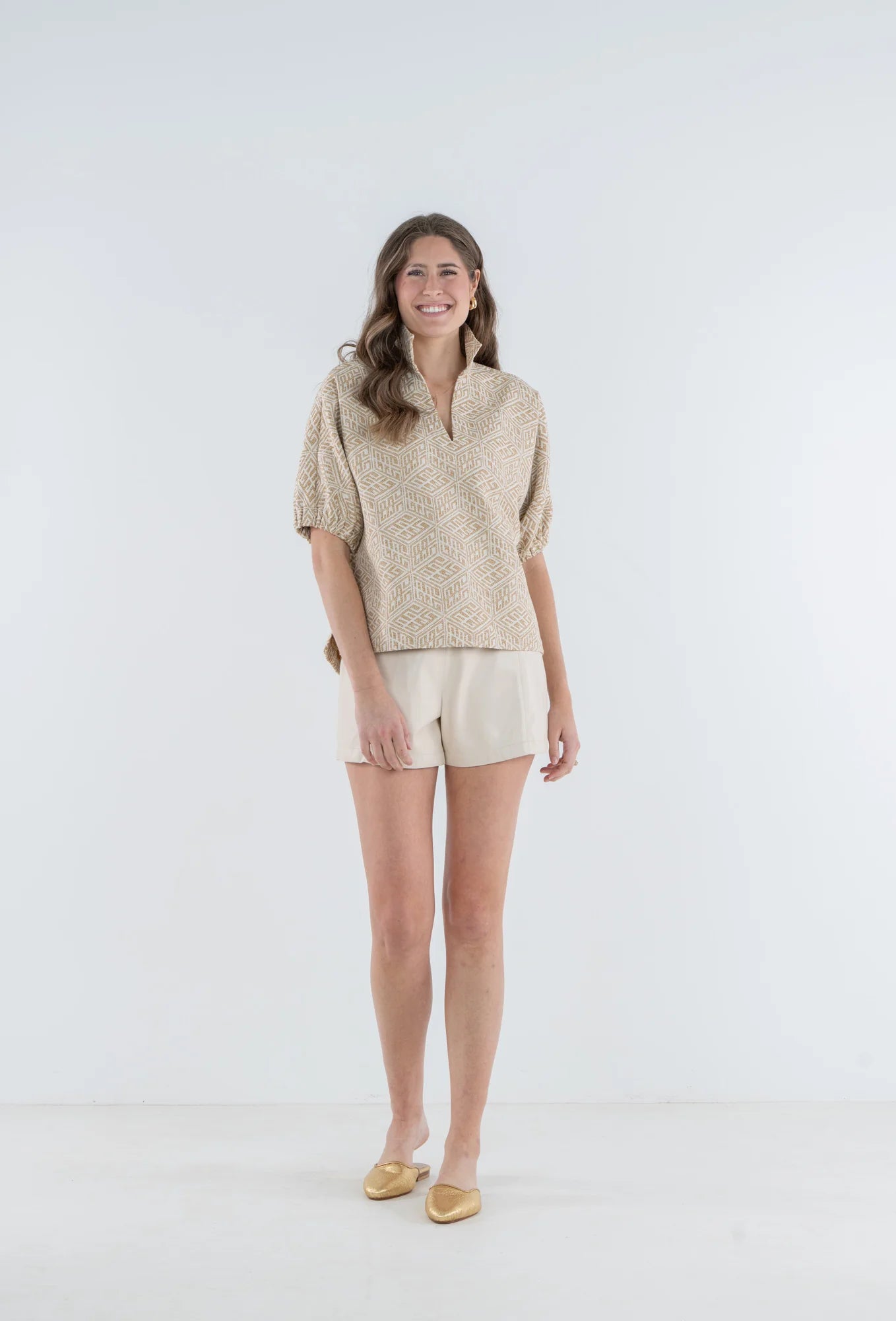 Poppy Top in Mosaic