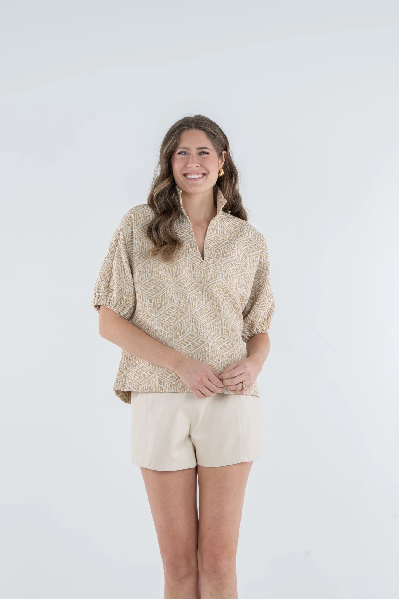 Poppy Top in Mosaic