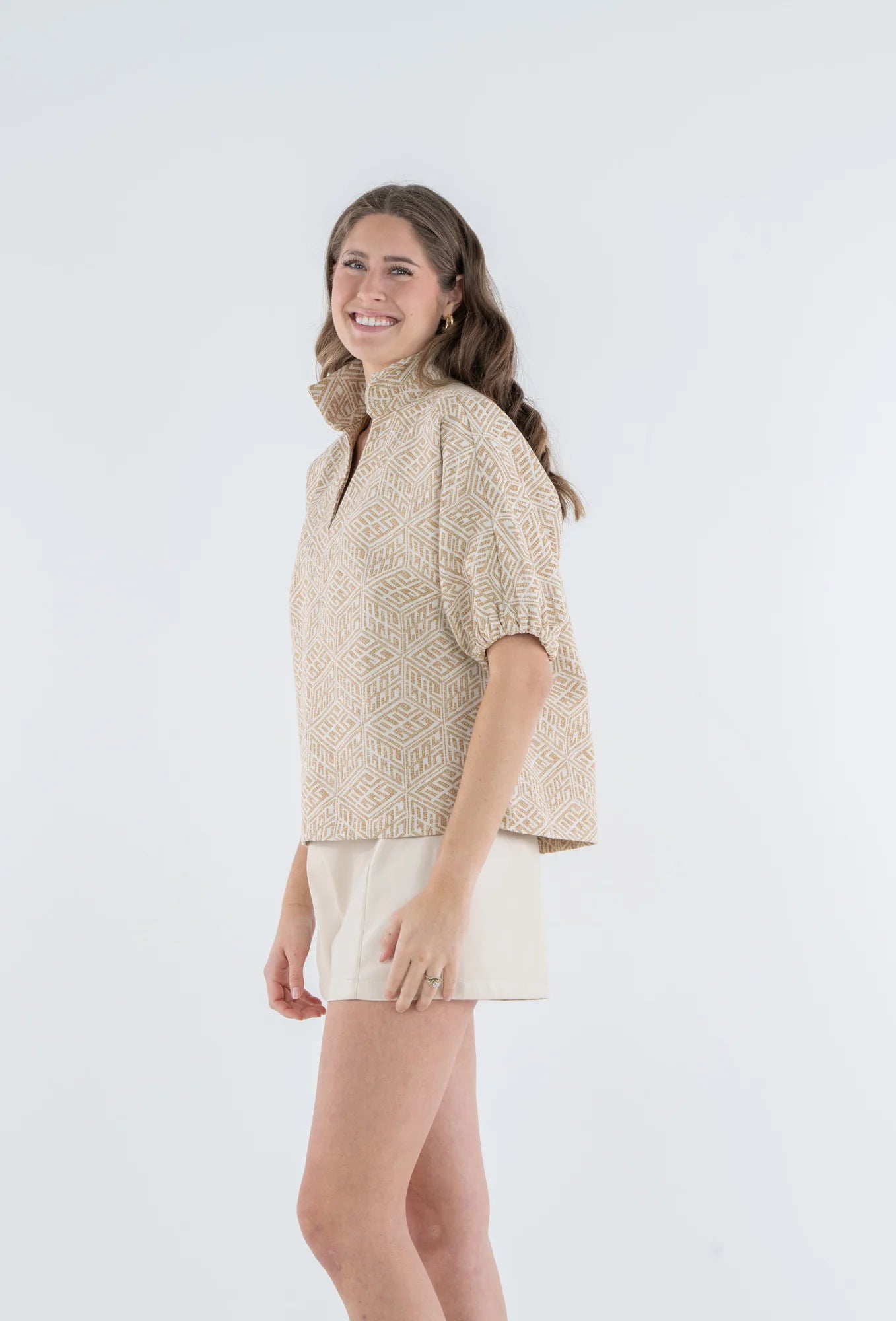 Poppy Top in Mosaic