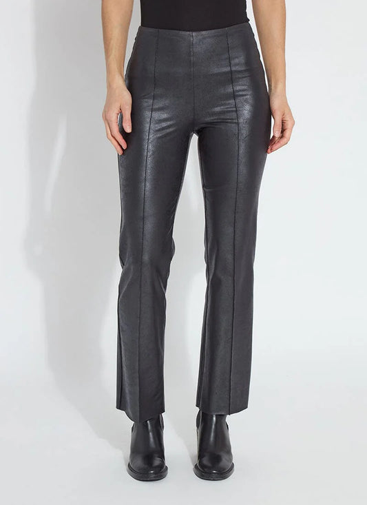 Elysse Foiled Vegan Leather Pant.