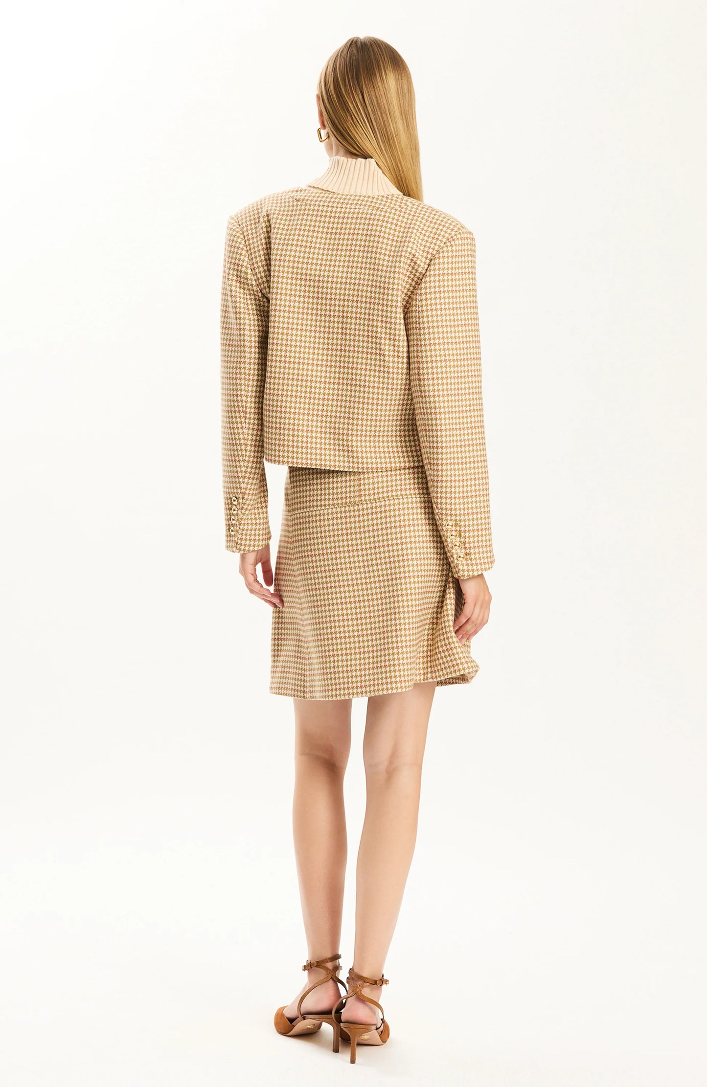 Janice Houndstooth Jacket