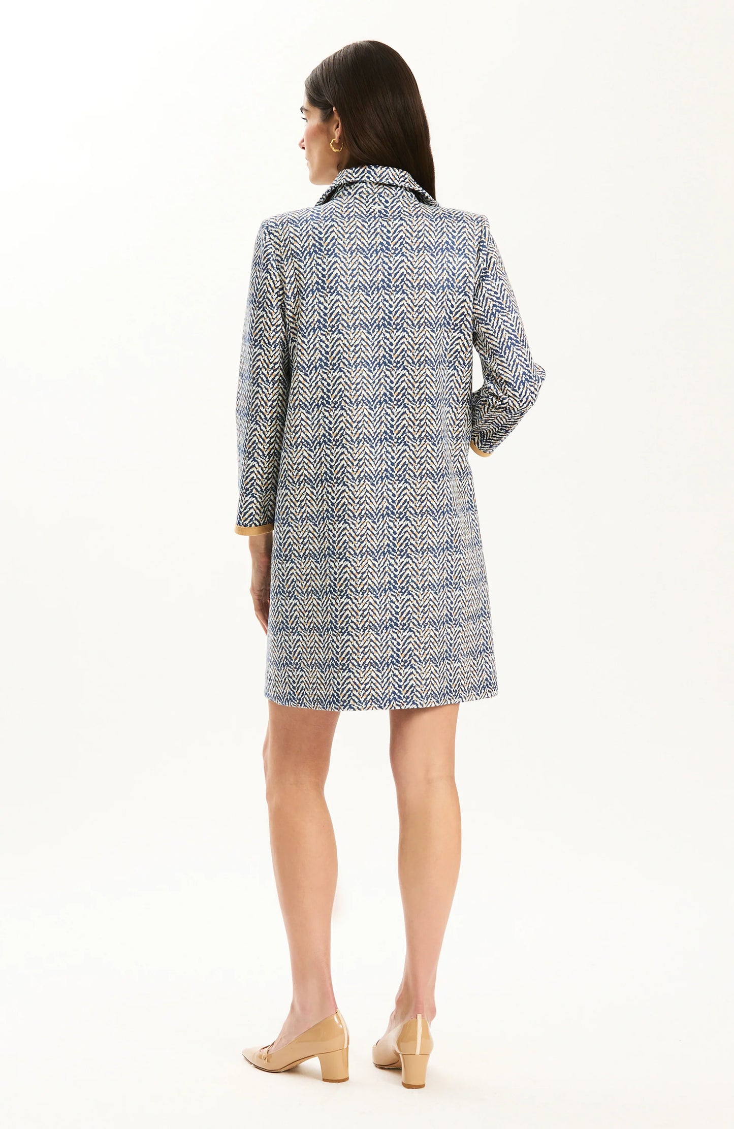 Melanie Plaid Knit Dress
