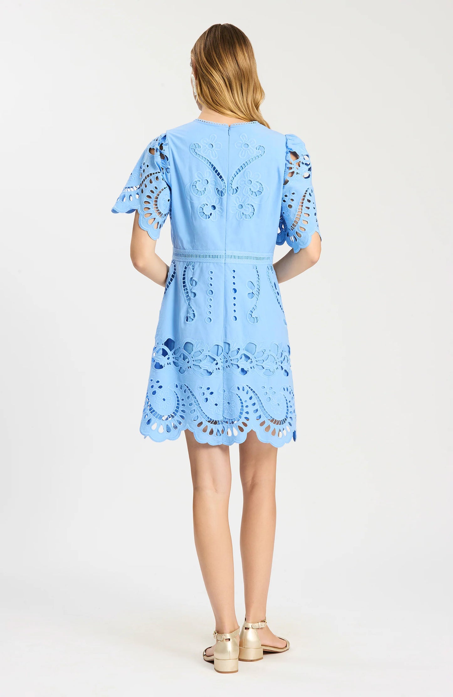 Lacey Embroidered Dress