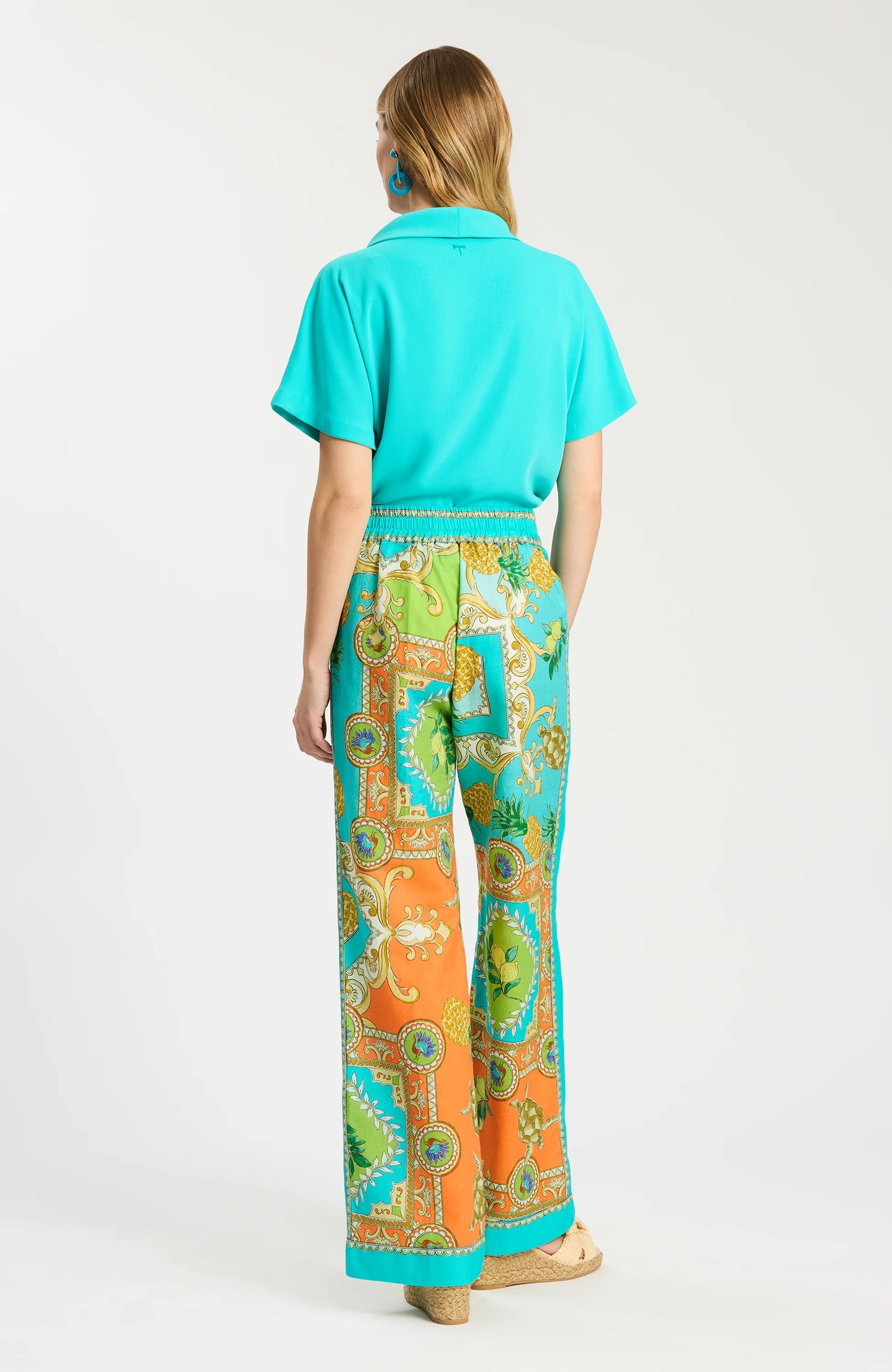 Gianna Positano Cotton Linen Pant