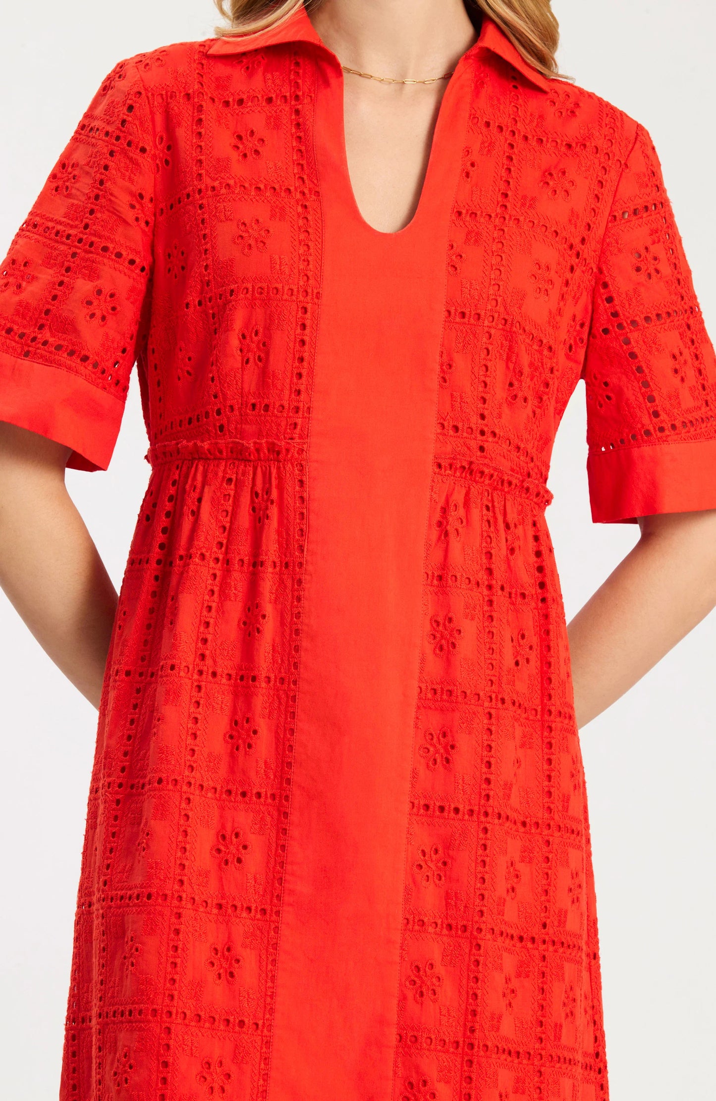 Lane Eyelet Maxi Dress