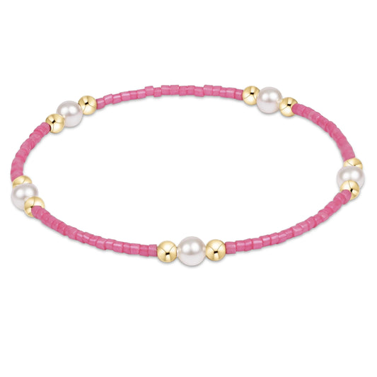 Hope Purpose Pearl Bracelet in bubblegum