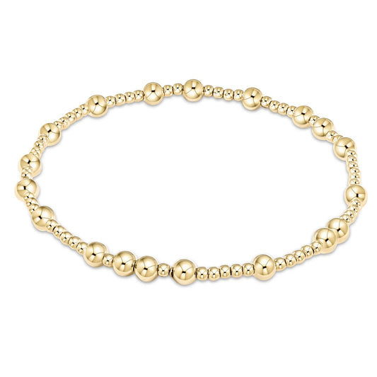 Hope Unwritten 4mm Bead Bracelet Gold