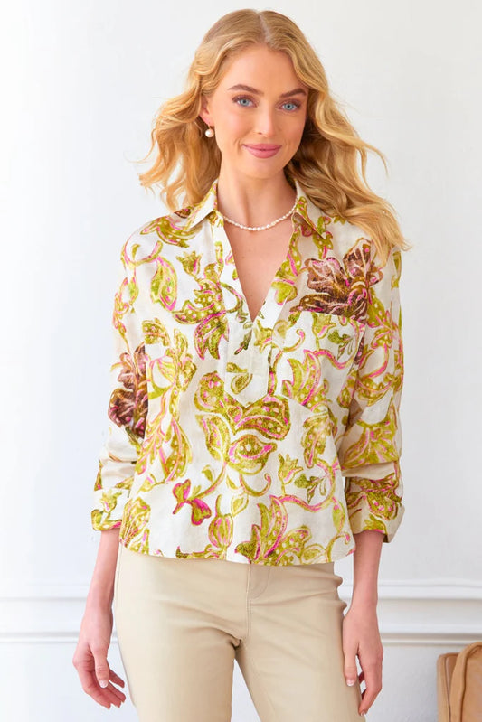 Joni Popover in Fresco Floral
