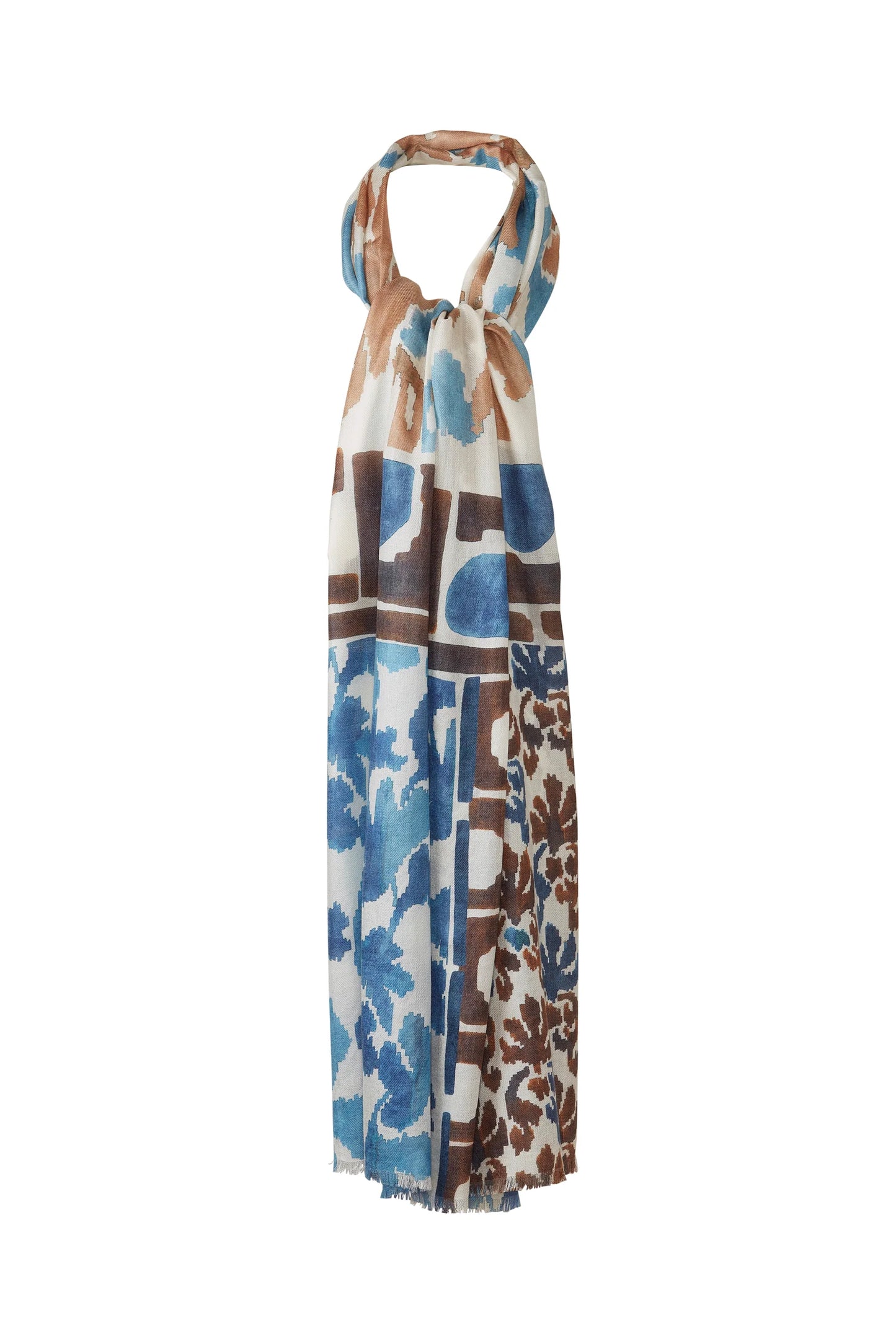 Modern Glen Print Scarf
