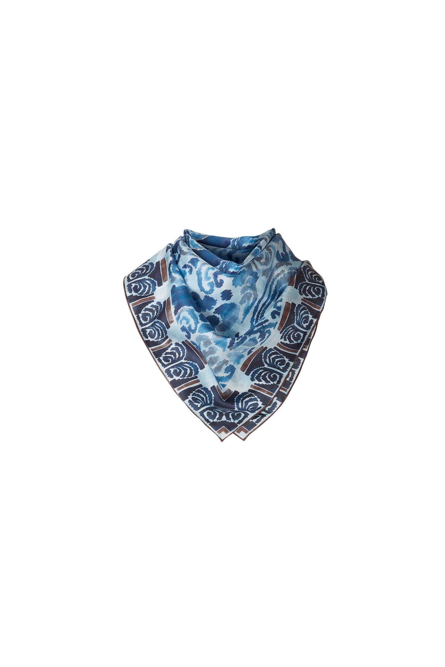 Paisley Print Square Scarf