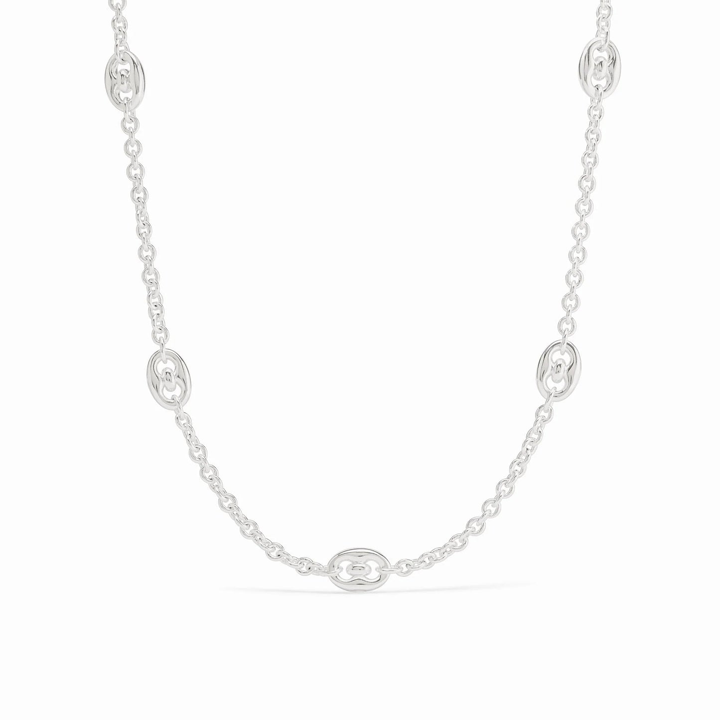 Laguna Station Necklace in Silver