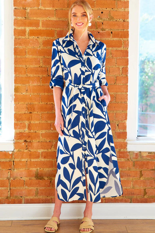 Long Alex Shirtdress in Branching Out