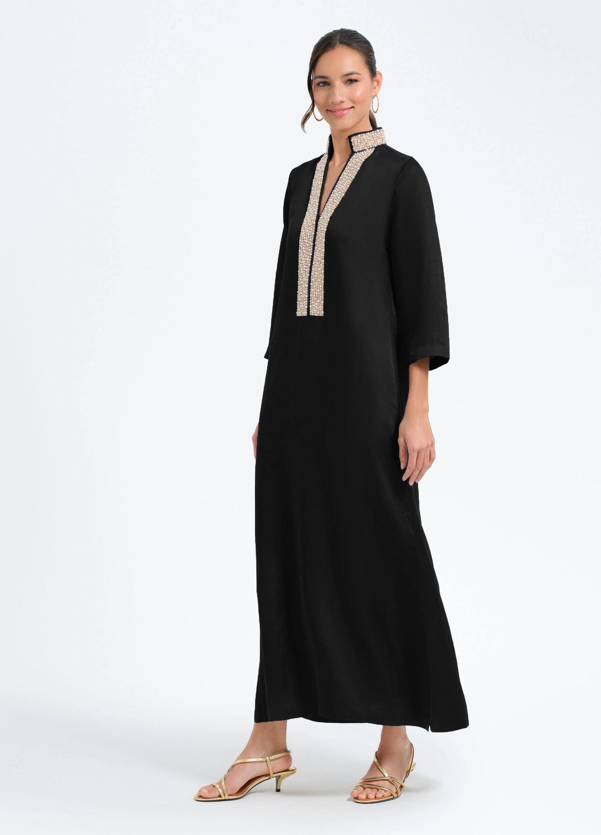 Pearl 3/4 Sleeve Caftan