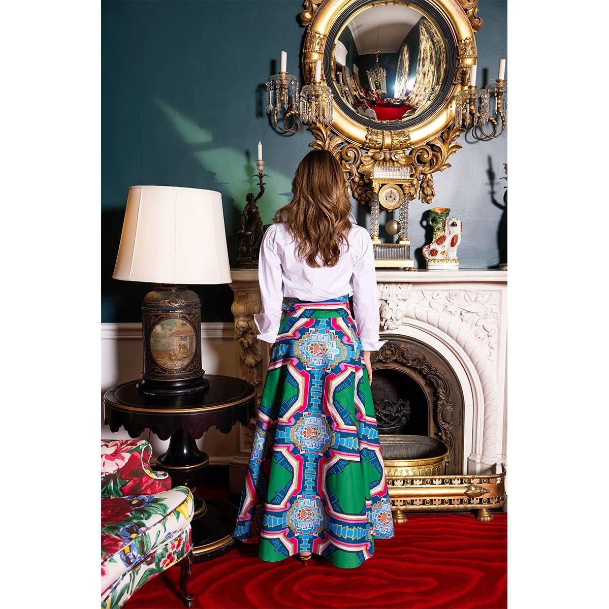 Portico Brady Wrap Maxi Skirt