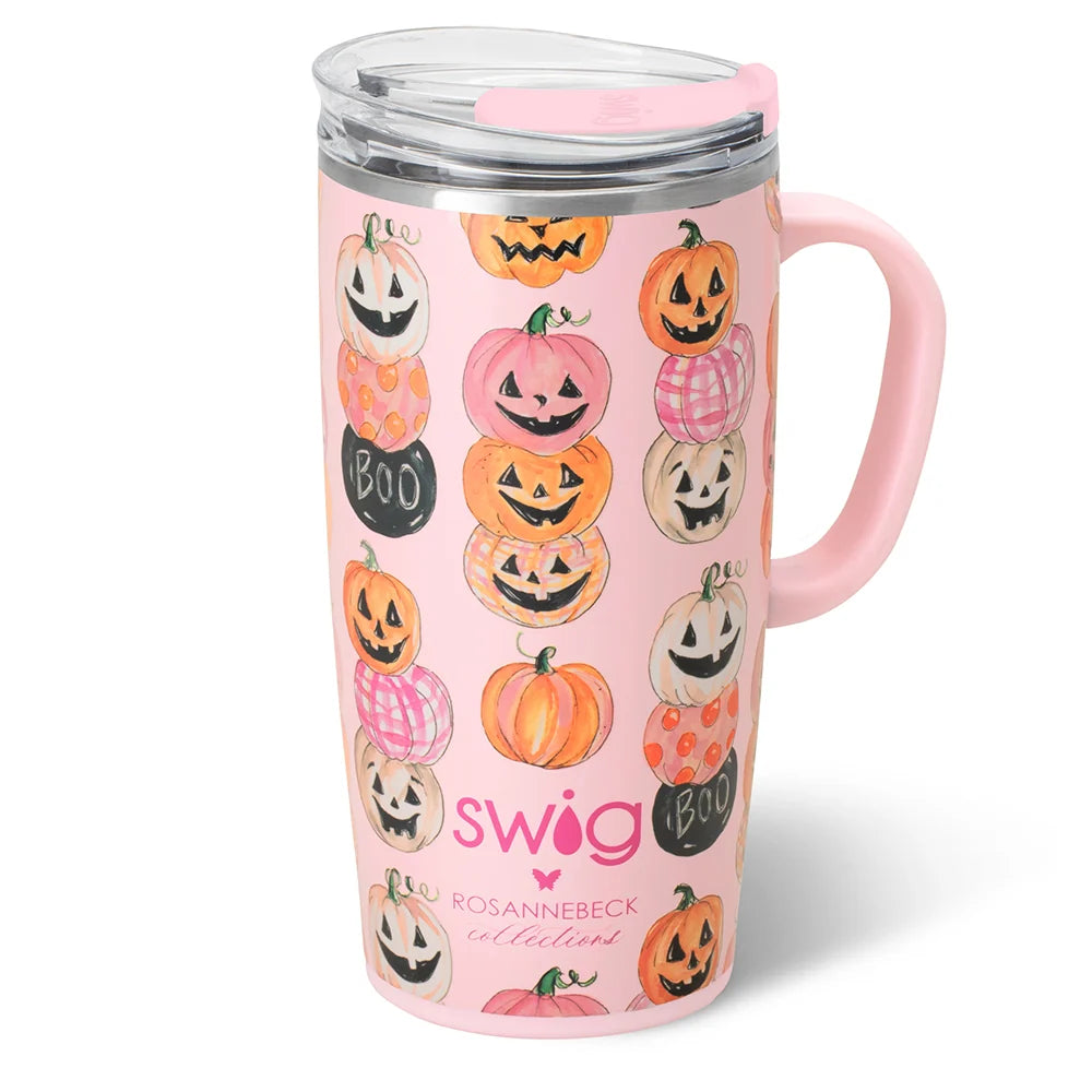 Pumpkin Stacks Travel Mug 22oz