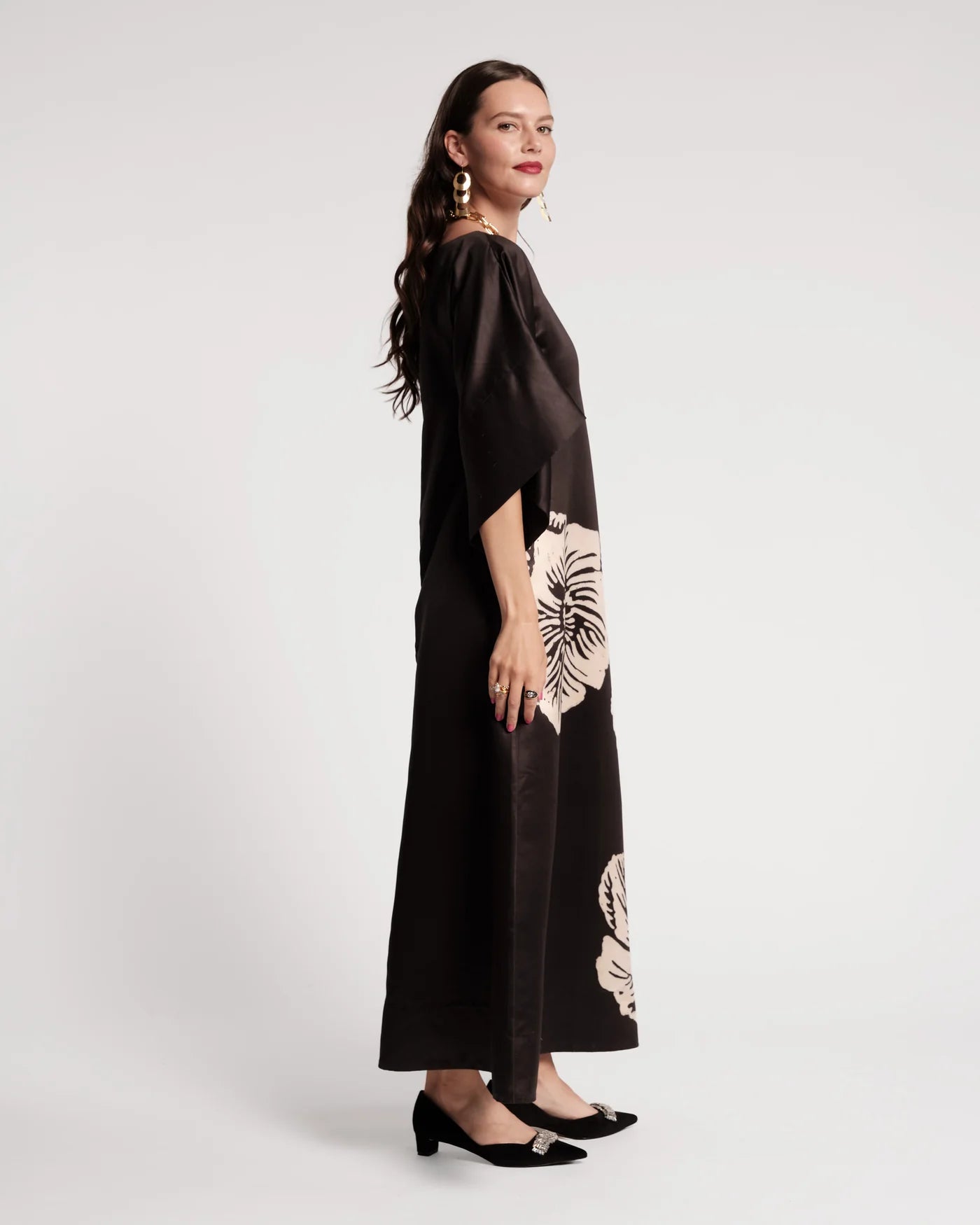 Spinnaker Maxi Dress in Carefree Chrysanthemum
