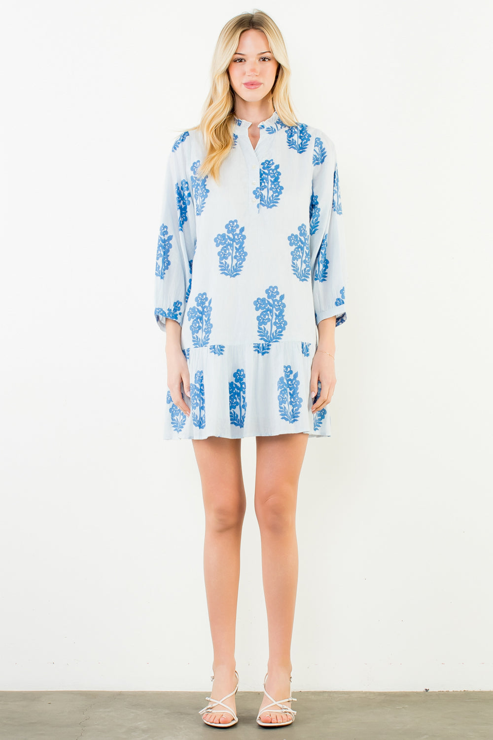 Blue Blossoms Dress