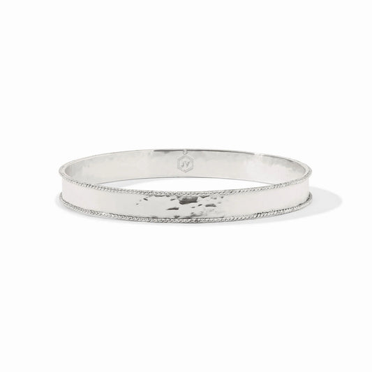 Medium Savoy Bangle in Silver