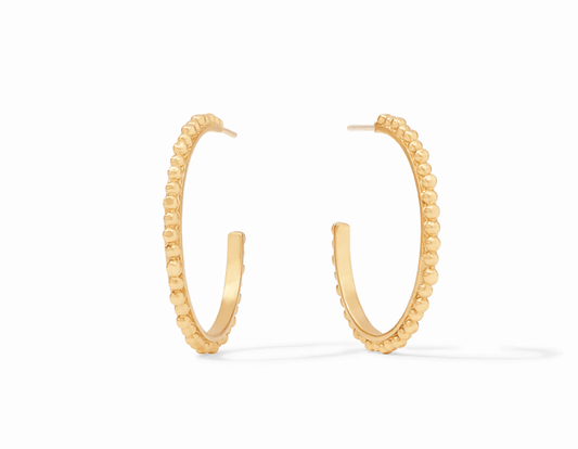 Medium Colette Bead Hoop - The French Shoppe