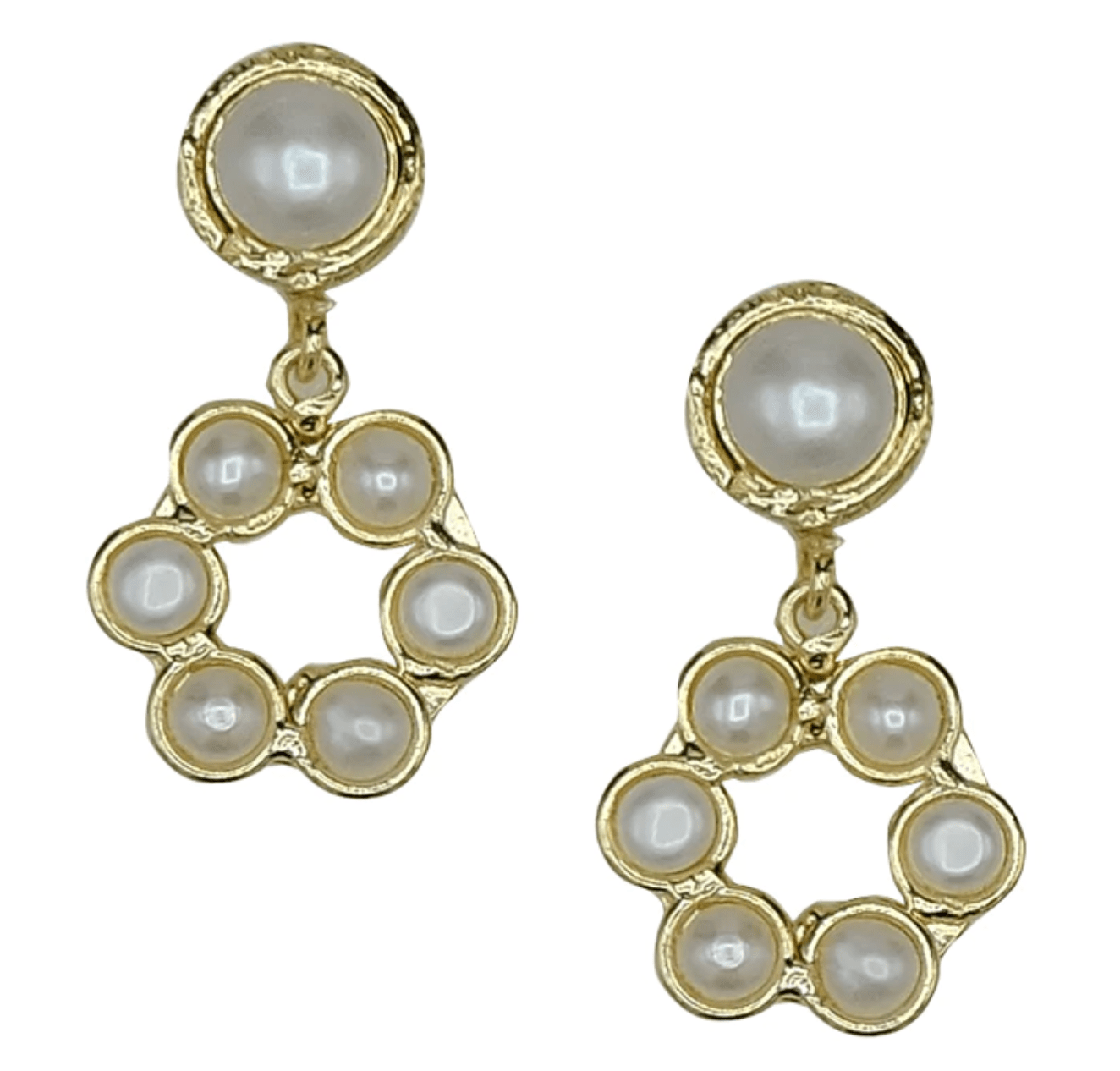 The Layla Earring on Gold - The French Shoppe