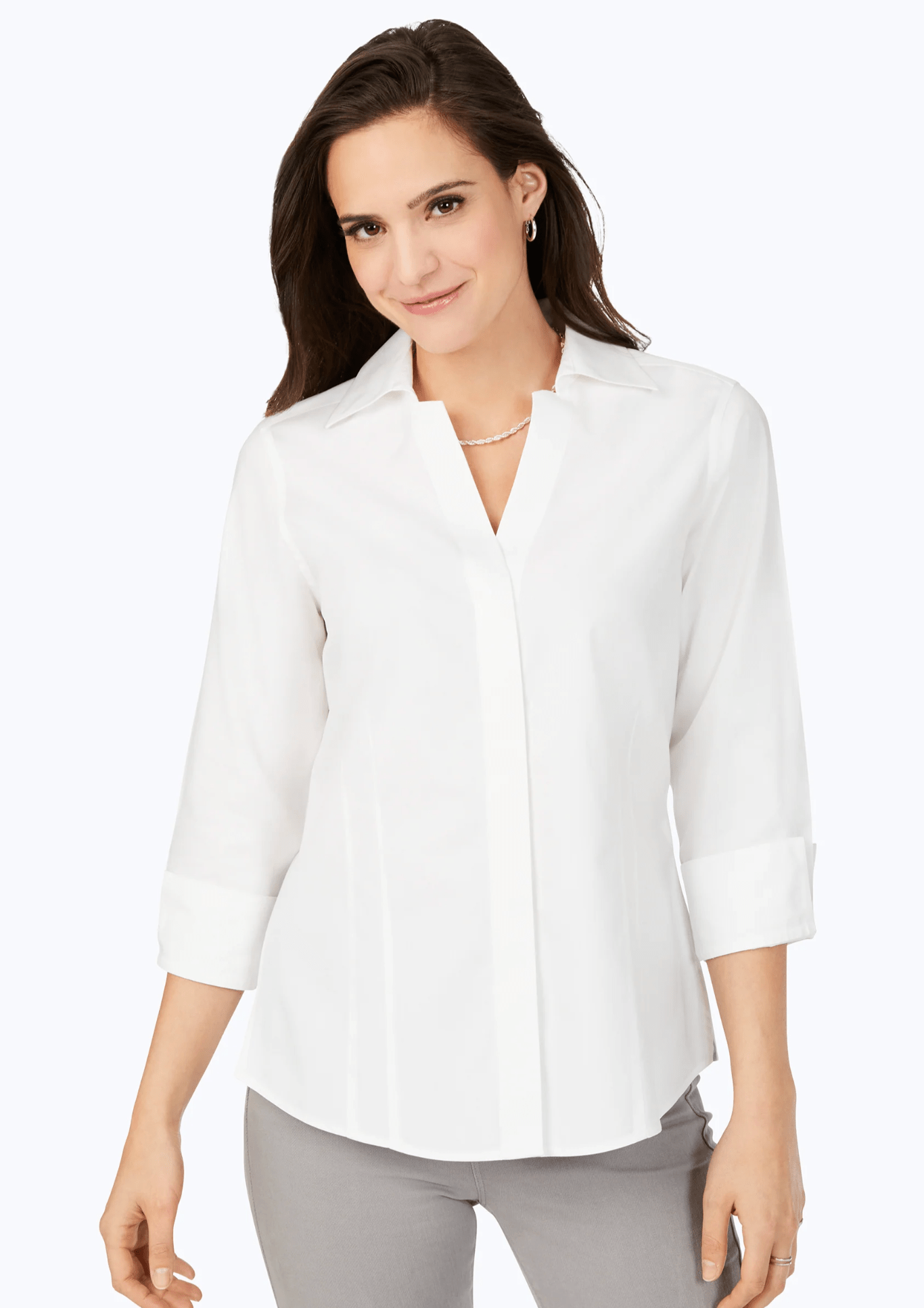Taylor Essential Pinpoint Non-Iron Shirt - The French Shoppe