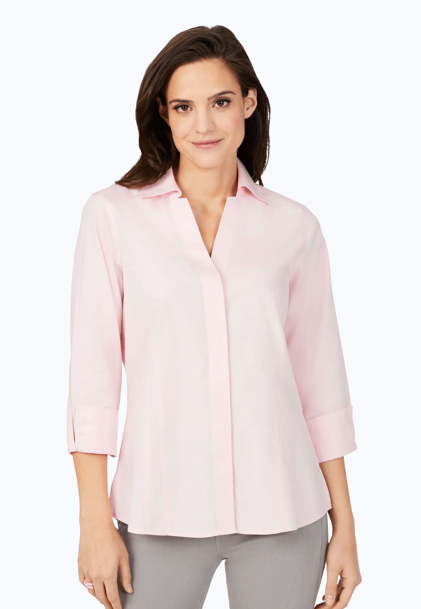 Taylor Essential Pinpoint Non-Iron Shirt - The French Shoppe
