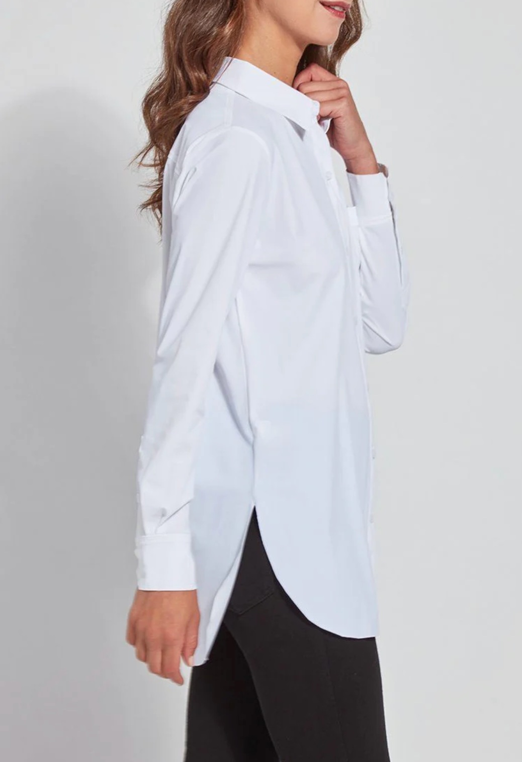 Schiffer Blouse in White - The French Shoppe