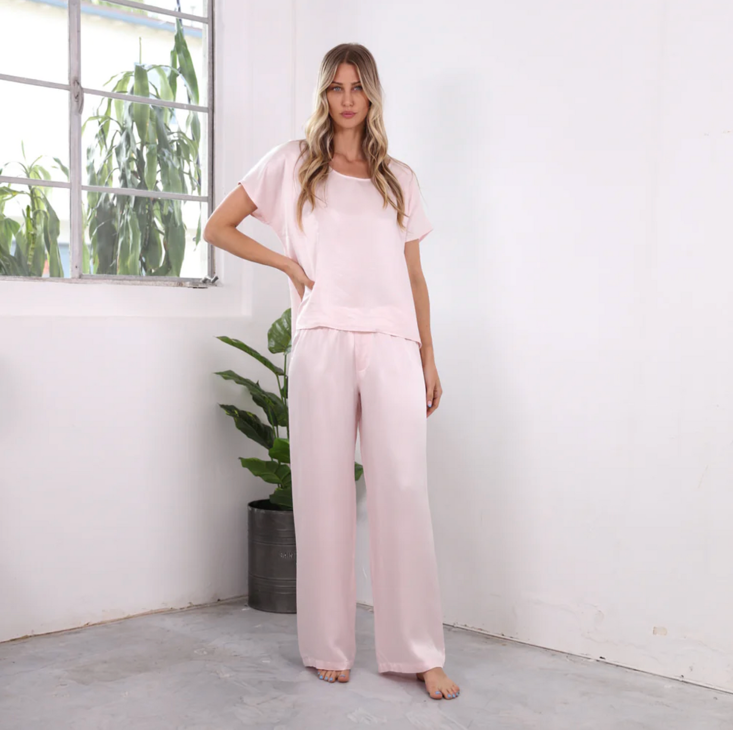 Jolie Satin Pant - The French Shoppe