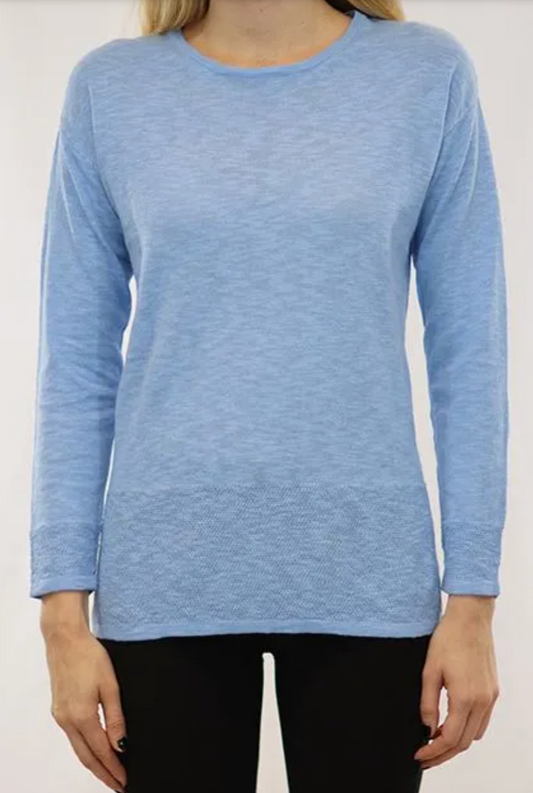 Tunic Sweater in Marine Blue - The French Shoppe