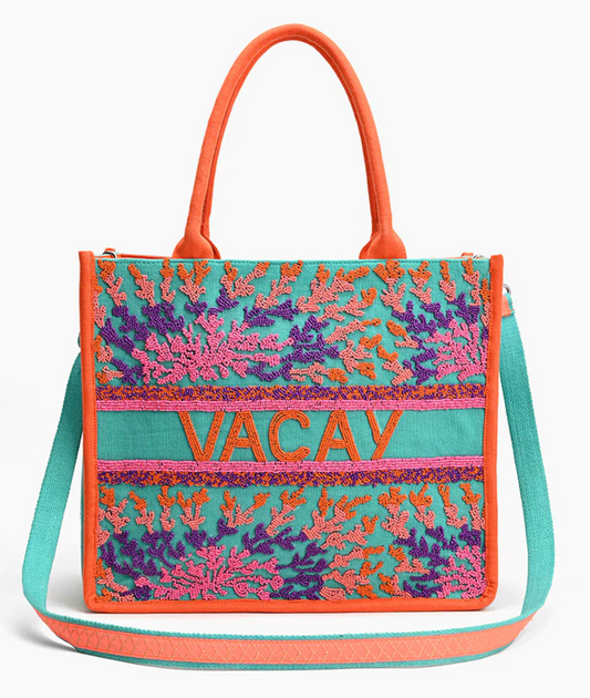 Caribbean Vacay Tote - The French Shoppe