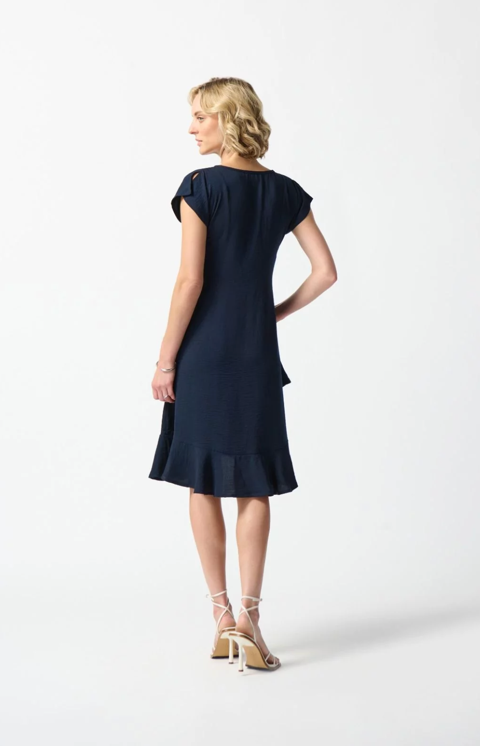 Midnight Blue Dress - The French Shoppe