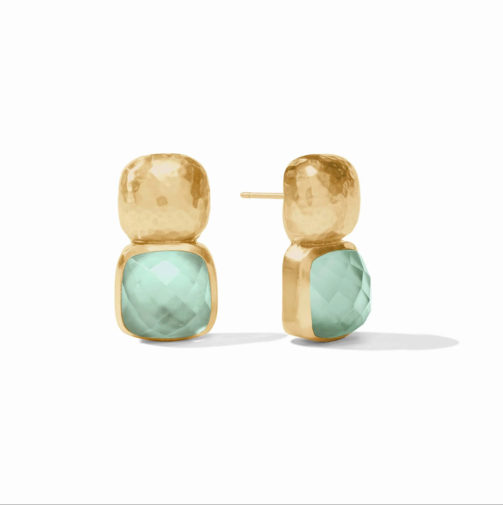 Catalina Earring in Iridescent Aquamarine Blue - The French Shoppe