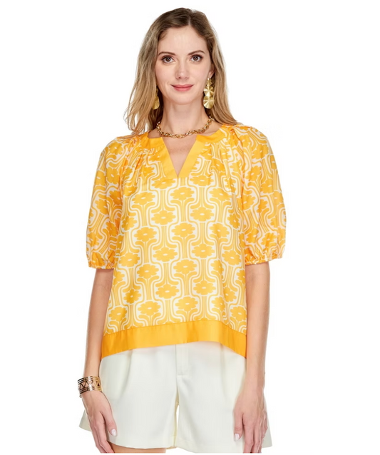 Happy Blossom Puff Sleeve Blouse