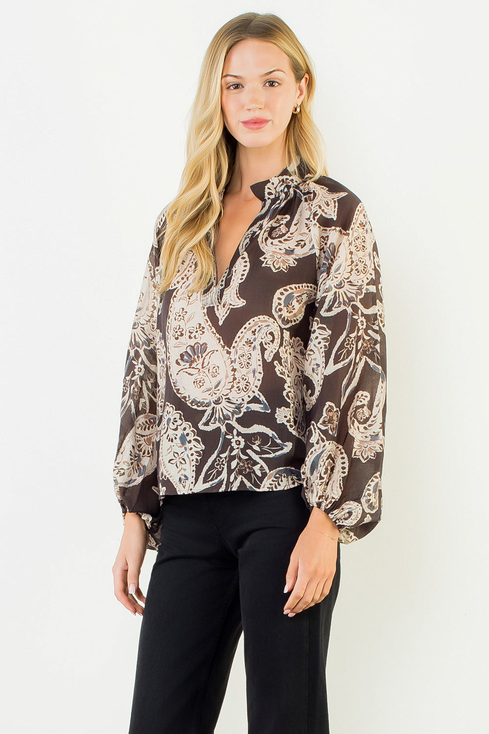 Fall Paisley Top