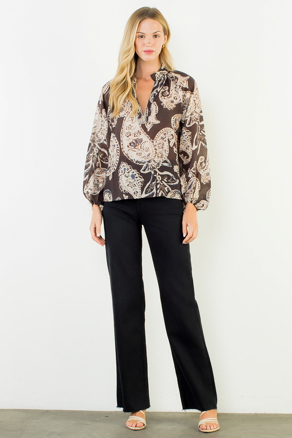 Fall Paisley Top