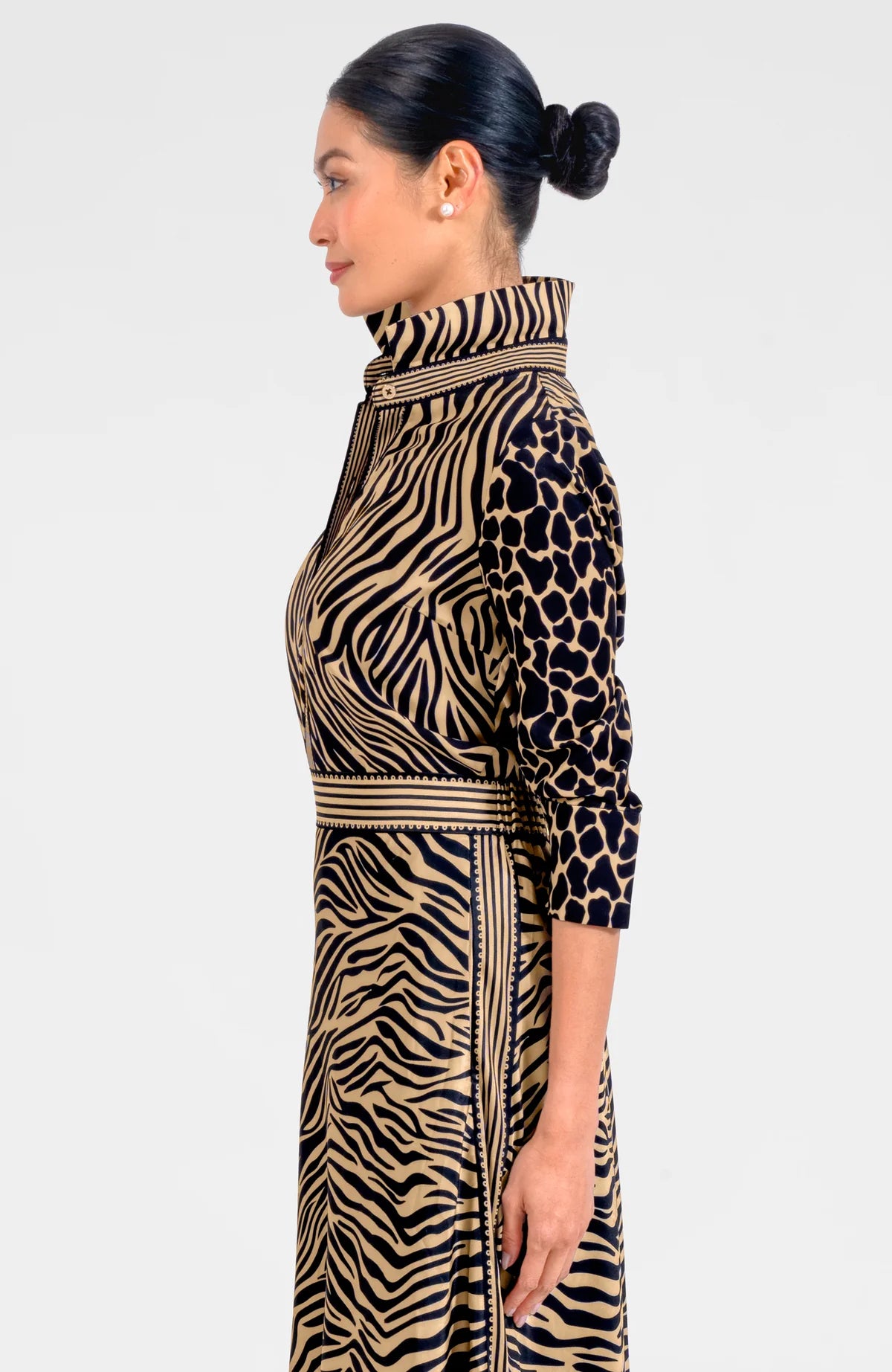 Boyfriend Shirt in Animal Instincts