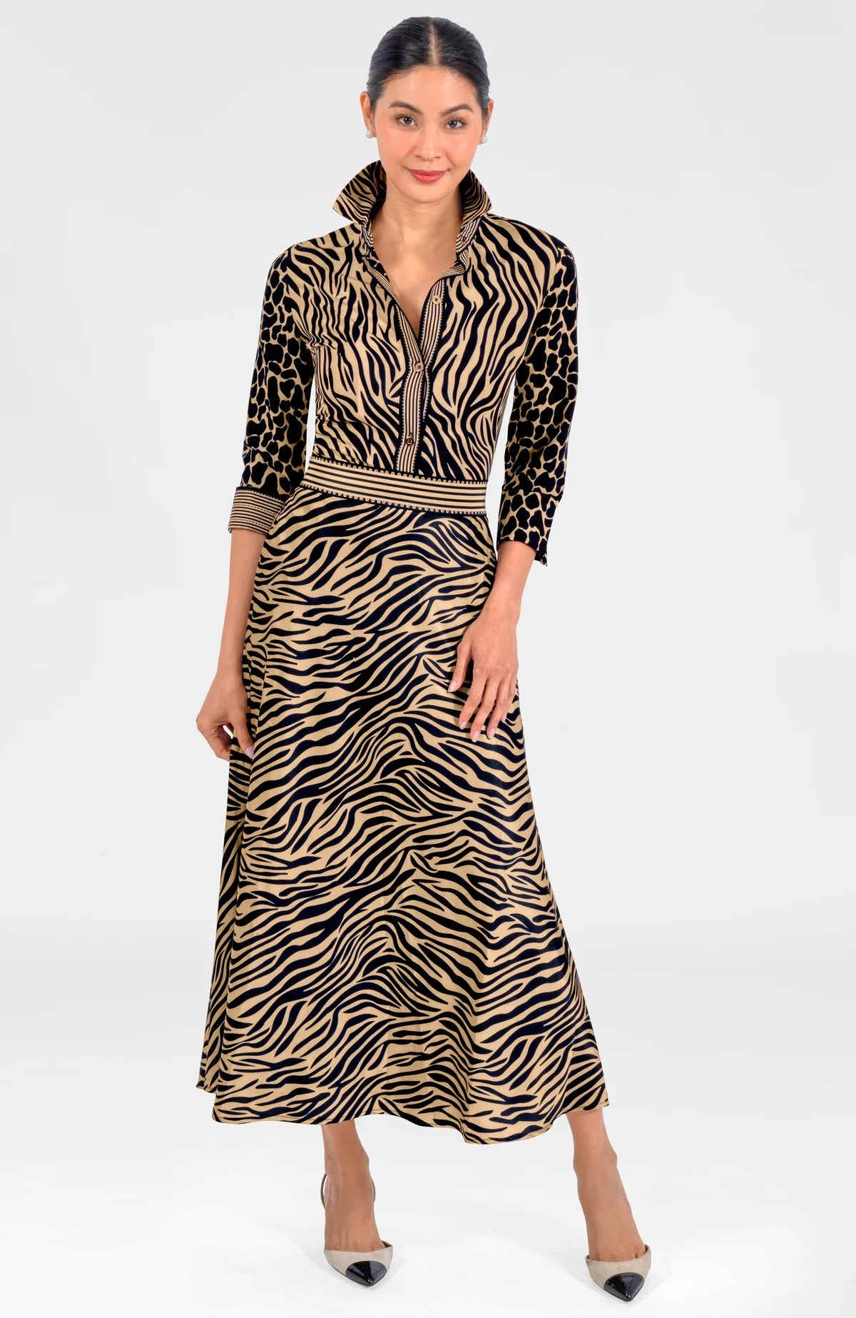 Boyfriend Shirt in Animal Instincts