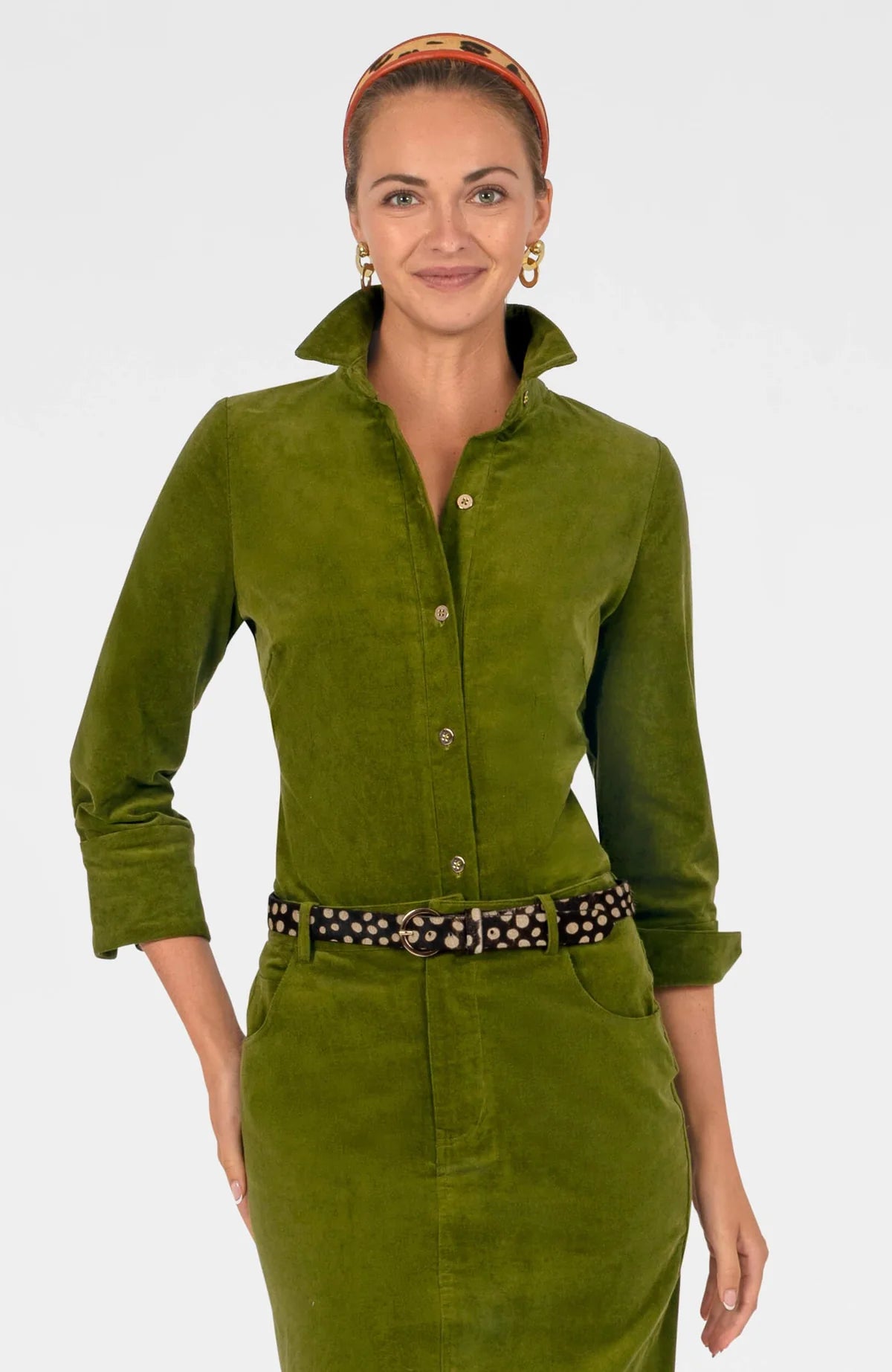 Boyfriend Shirt in Corduroy