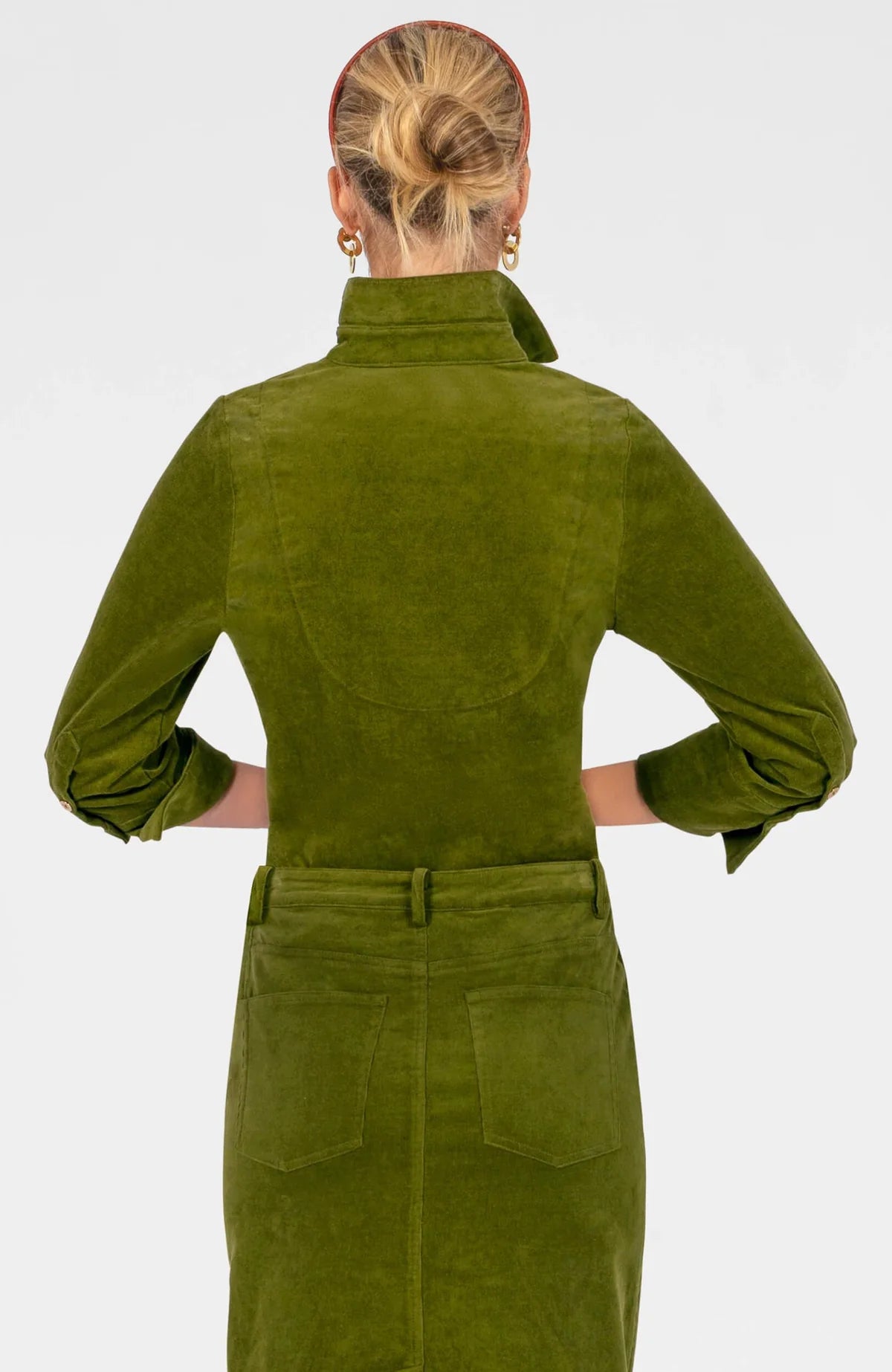 Boyfriend Shirt in Corduroy