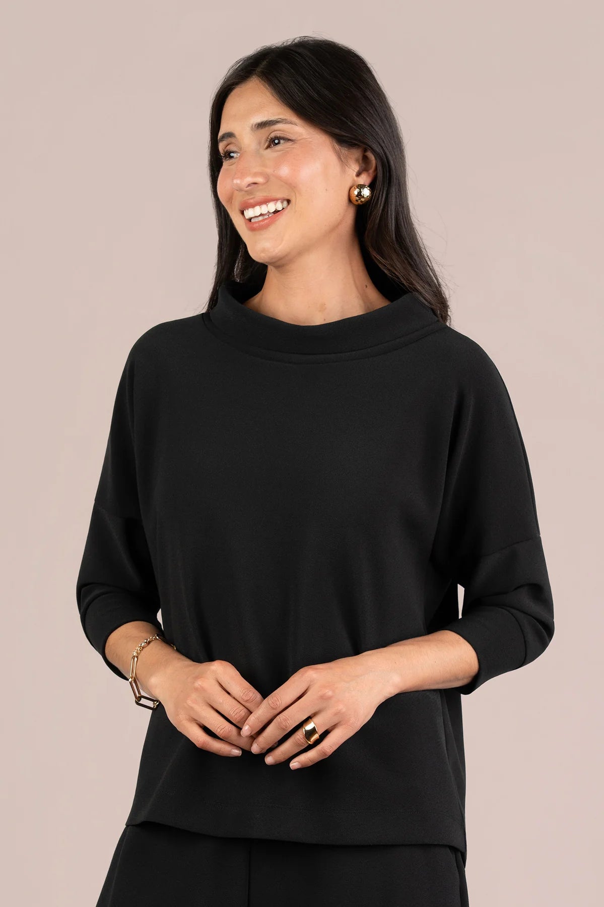 Soffio Crepe Slouch Sweatshirt