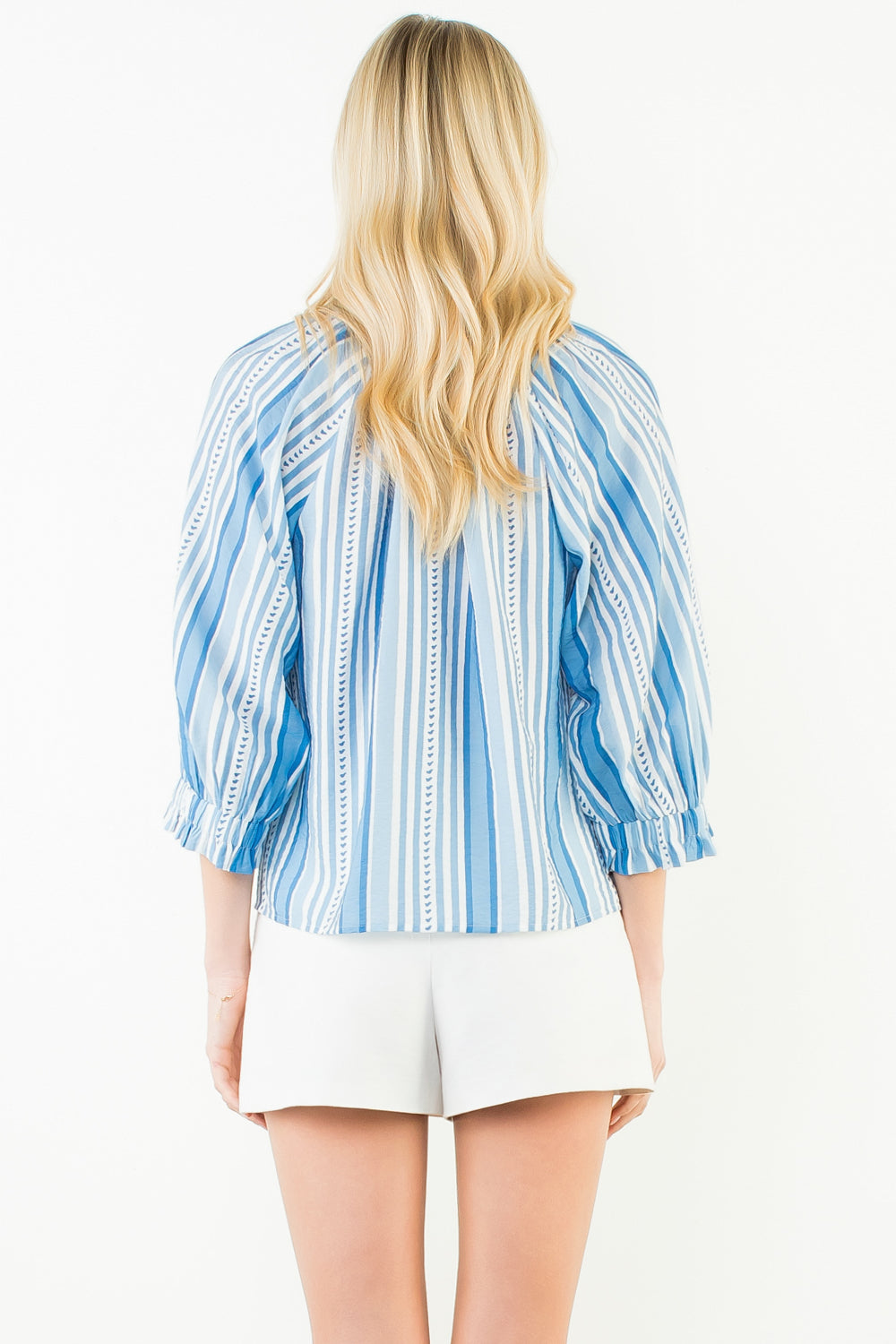 Blue Stripes Top