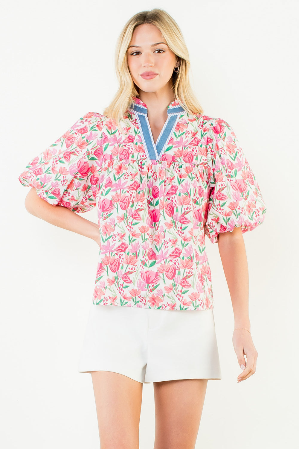Pink Garden Top