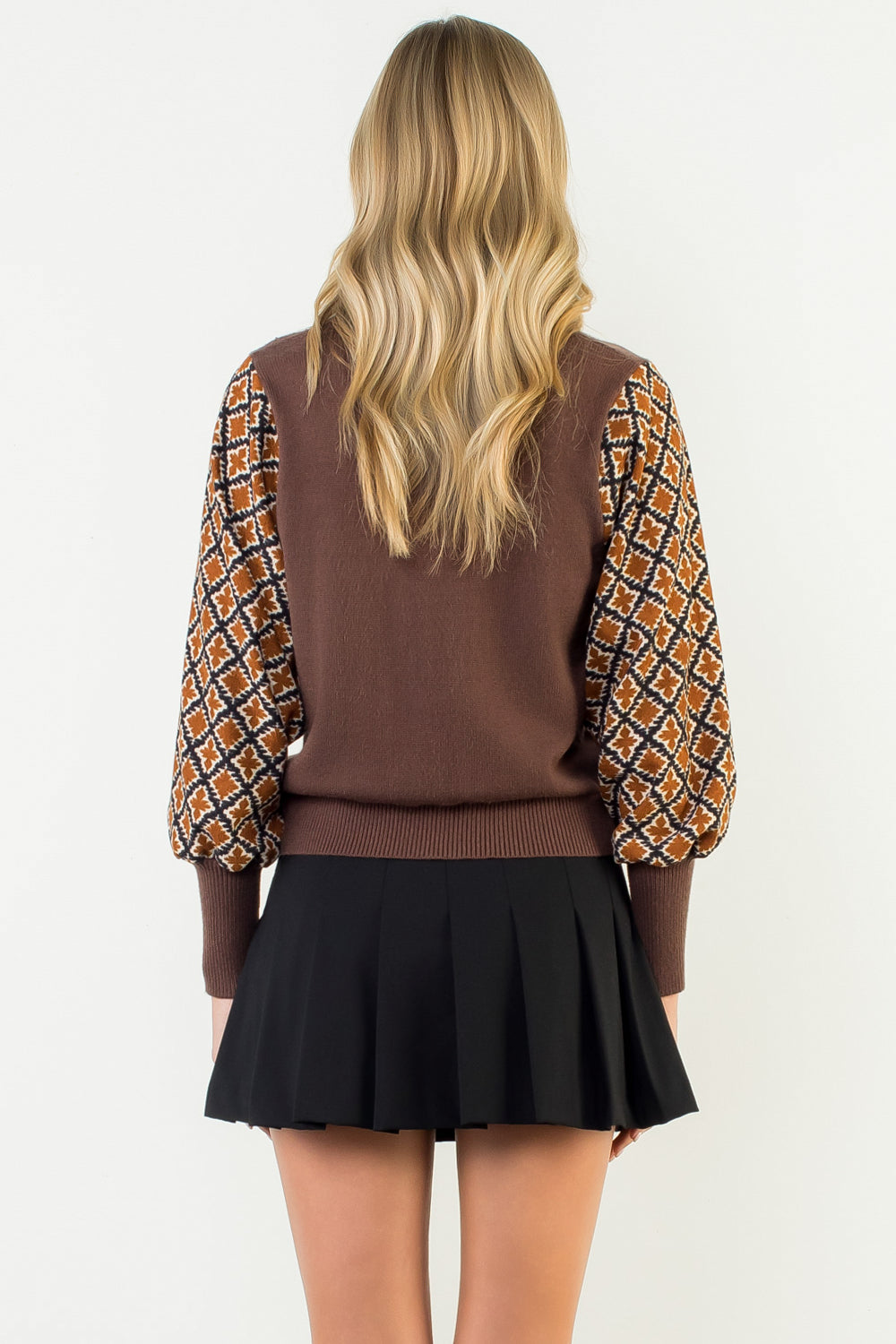 Fall Puff Sleeve Top