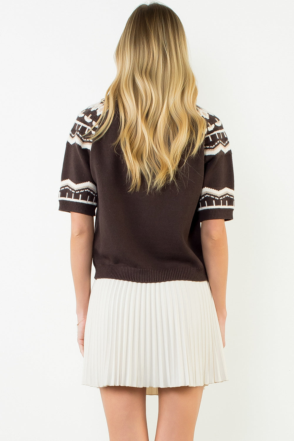 Brown Fair Isle Sweater