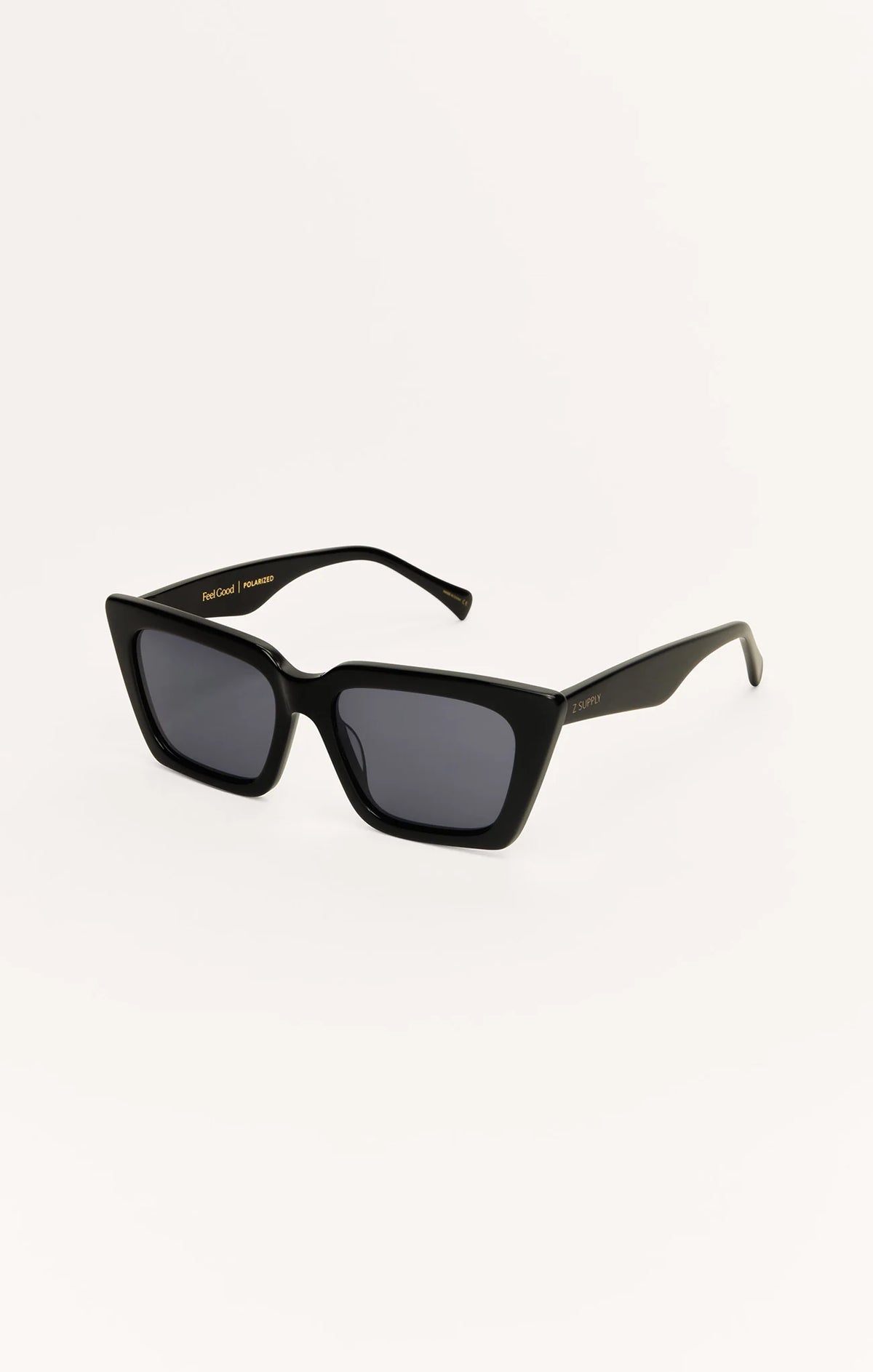 Feel Good Sunglasses in Black-Grey Polarized
