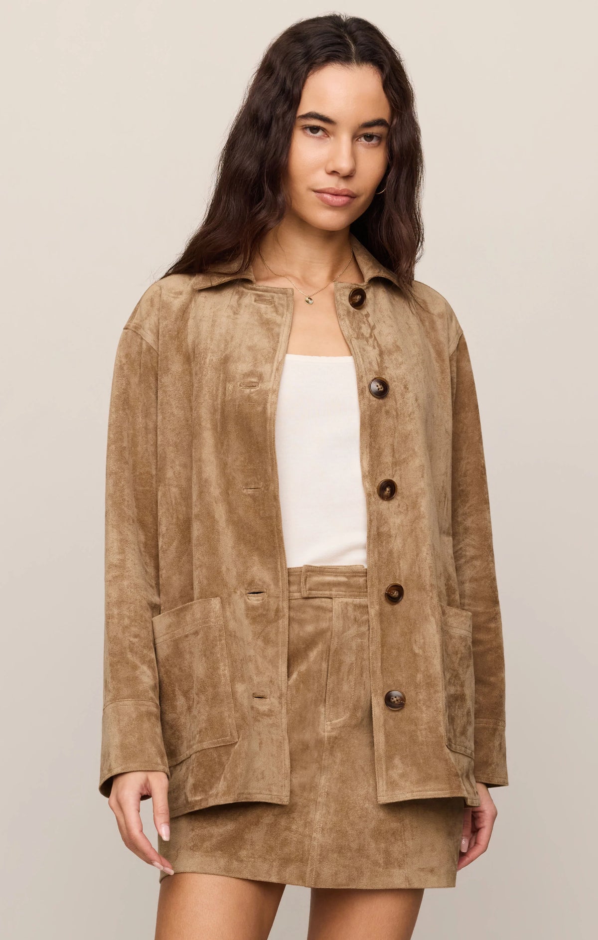 Decker Suede Chore Jacket