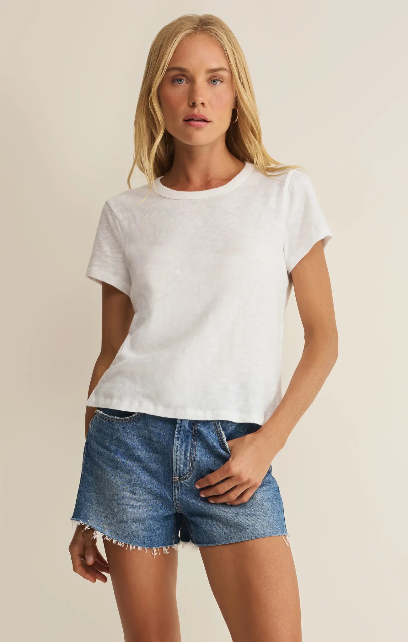 Junie Slub Tee Shirt