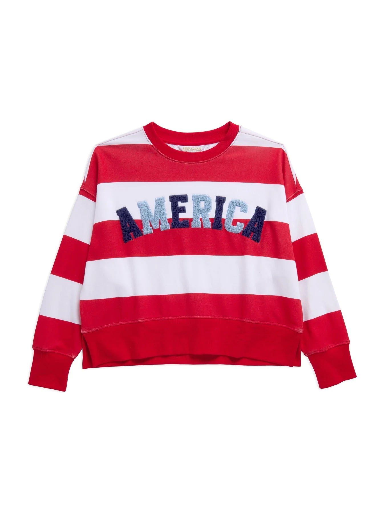 America Rugby Stripe Relaxed Sweatshirt