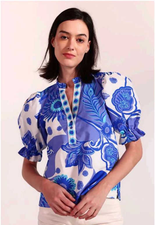 Amy Top - Small / Porcelain - Tops-Novelty/Cut & Sewn